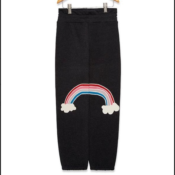 Wildfox Other - NEW-Wildfox Kids Kneebow Rainbow Sweatpants-M-7/8